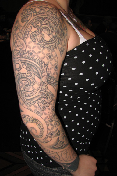 Tattoos by Rick 12th annual International Tattoo Convention held in Green B