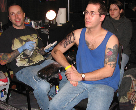 Tattoos by Rick 12th annual International Tattoo Convention held in Green B