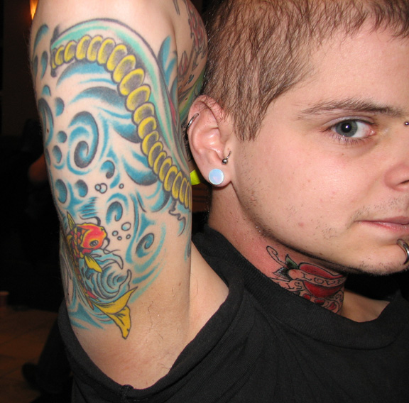 Tattoos by Rick 12th annual International Tattoo Convention held in Green B