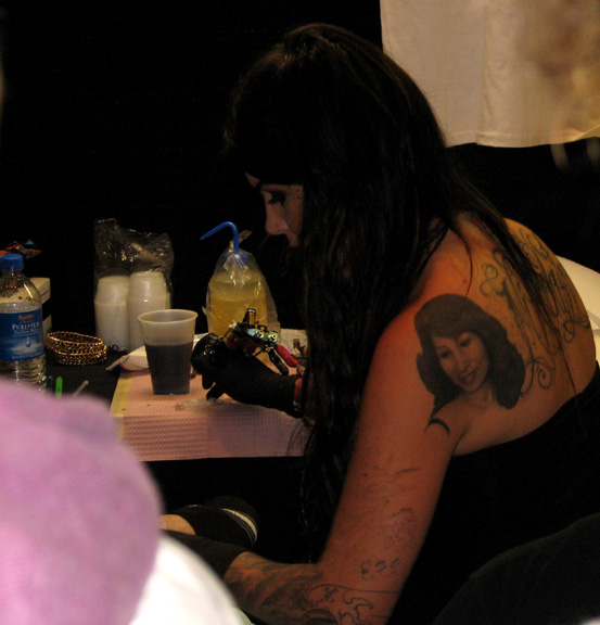 Kat Von D and Oliver Tattoos by Rick 12th annual International Tattoo Conve