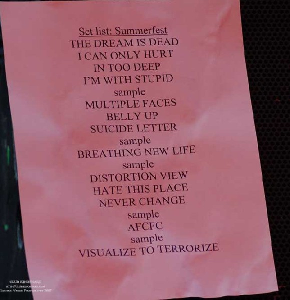 9mm Solution; Summerfest Zippo Rock Stage; July 6, 2007; Milwaukee, WI.