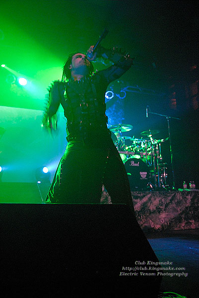 Cradle of Filth.; The Rave, Milwaukee WI; January 24, 2009.