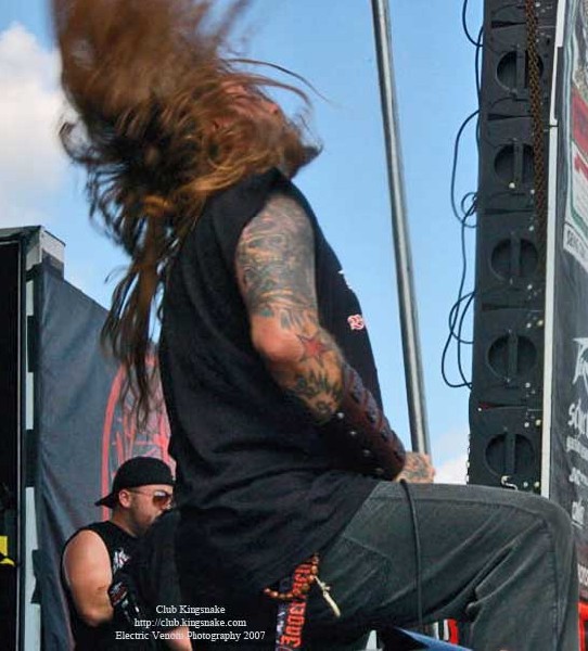 DevilDriver; Ozzfest 2007;August 12, 2007; Alpine Valley, East Troy, WI;