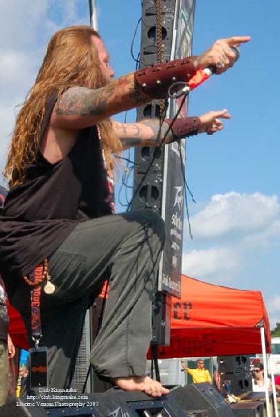 DevilDriver; Ozzfest 2007;August 12, 2007; Alpine Valley, East Troy, WI;