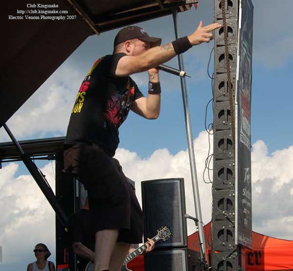 Hatebreed; Ozzfest 2007;August 12, 2007; Alpine Valley, East Troy, WI;