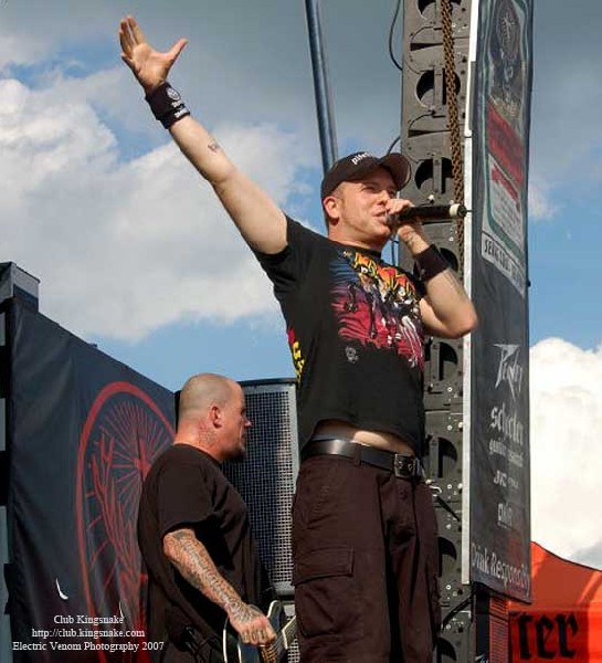 Hatebreed; Ozzfest 2007;August 12, 2007; Alpine Valley, East Troy, WI;