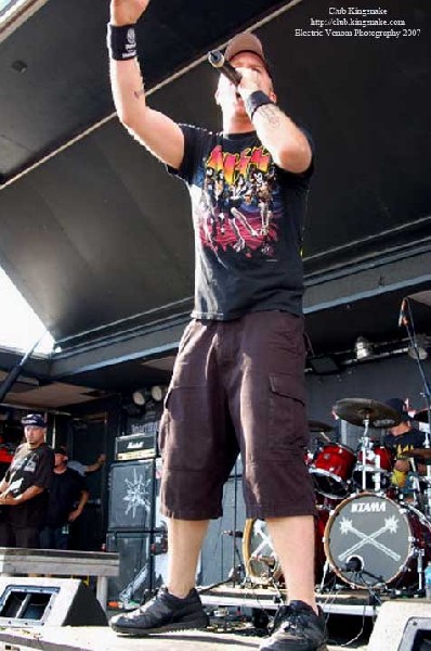 Hatebreed; Ozzfest 2007;August 12, 2007; Alpine Valley, East Troy, WI;