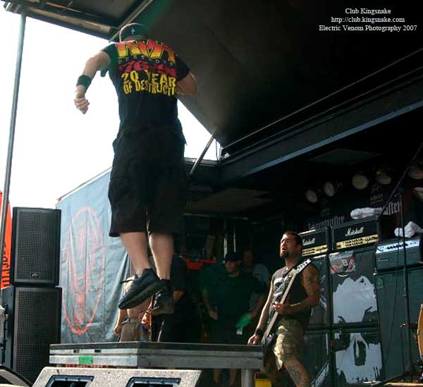 Hatebreed; Ozzfest 2007;August 12, 2007; Alpine Valley, East Troy, WI;