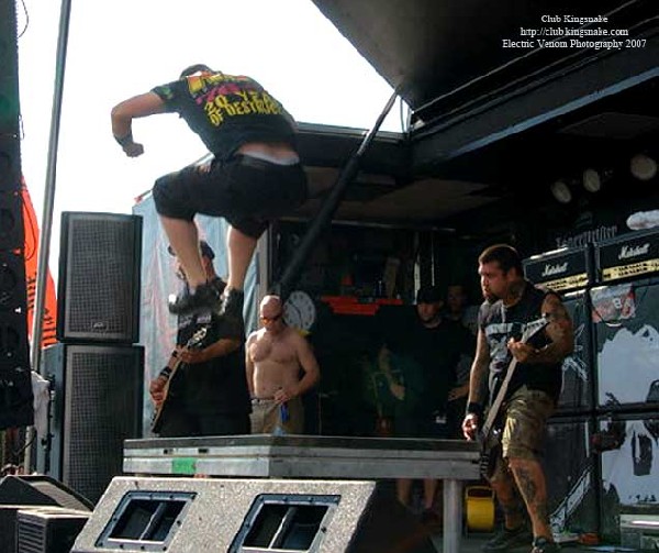 Hatebreed; Ozzfest 2007;August 12, 2007; Alpine Valley, East Troy, WI;