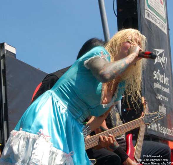 In This Moment; Ozzfest 2007;August 12, 2007; Alpine Valley, East Troy, WI;