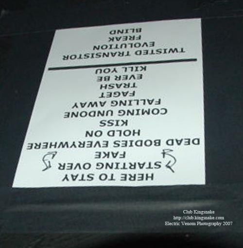 Korn; The Rave, Milwaukee WI; October 1, 2007.