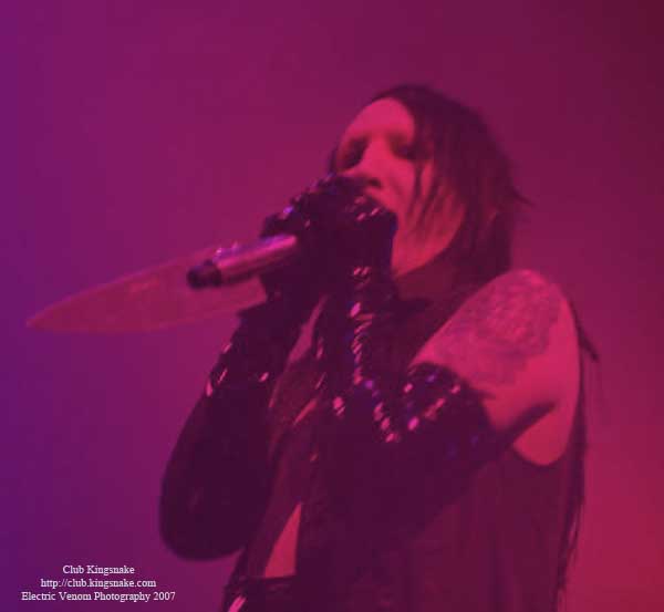 Marilyn Manson; Allstate Arena, Chicago, IL; August 13, 2007
