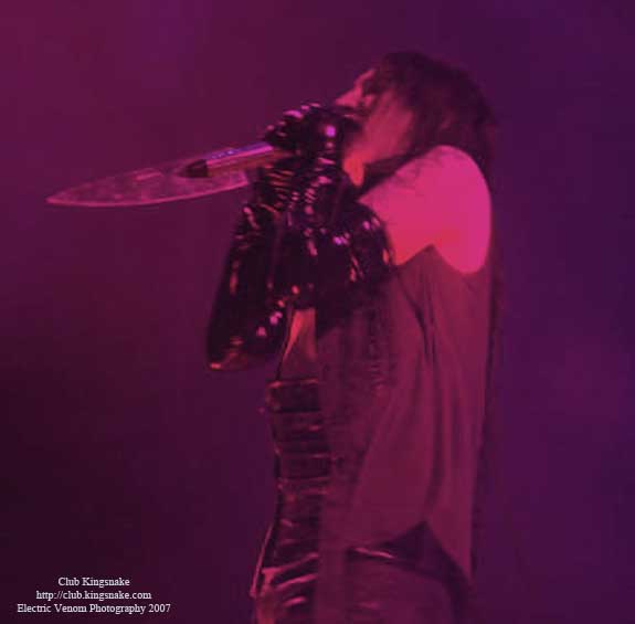 Marilyn Manson; Allstate Arena, Chicago, IL; August 13, 2007