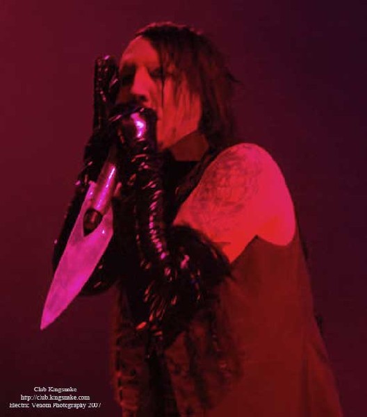 Marilyn Manson; Allstate Arena, Chicago, IL; August 13, 2007