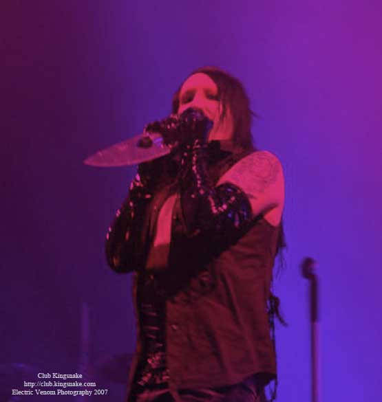 Marilyn Manson; Allstate Arena, Chicago, IL; August 13, 2007