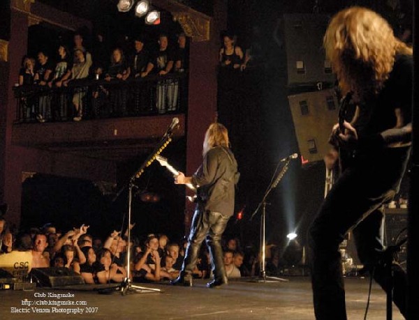 Megadeth; The Rave, Milwaukee WI; September 19, 2007