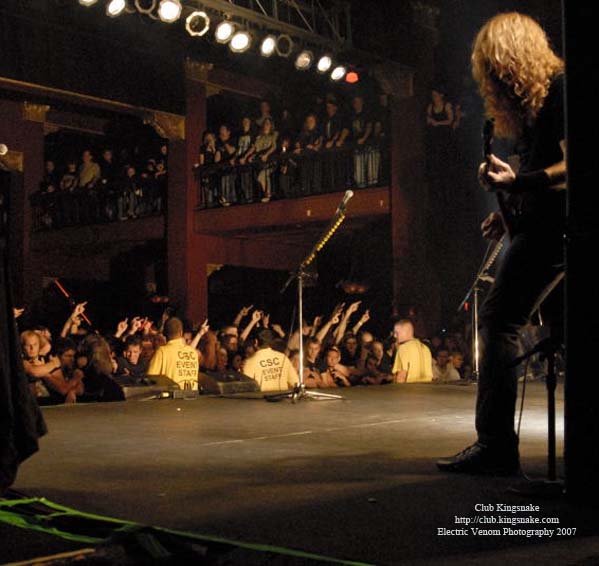 Megadeth; The Rave, Milwaukee WI; September 19, 2007