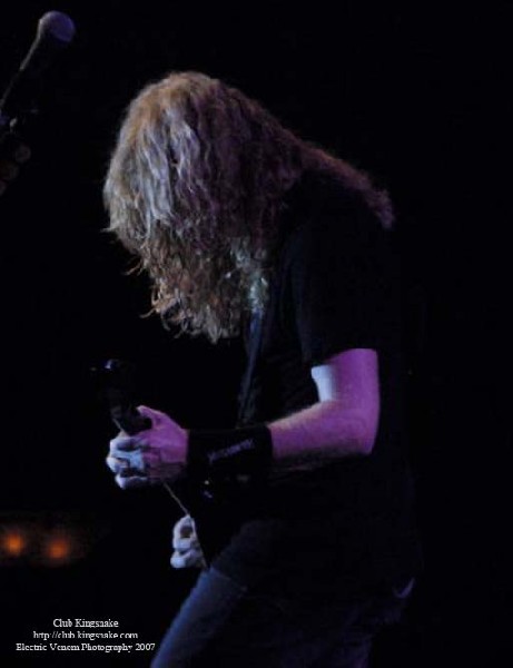 Megadeth; The Rave, Milwaukee WI; September 19, 2007