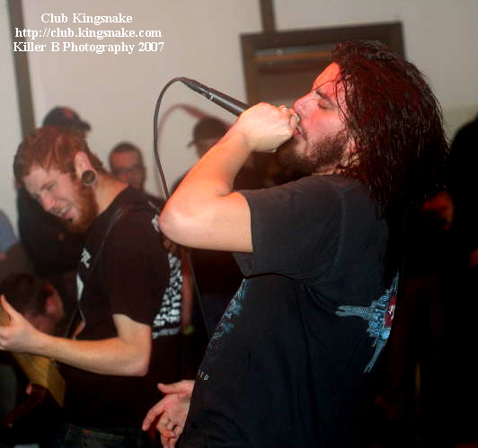 Job For A Cowboy, January 12, 2007.  The Orchard Inn, Menomonee Falls WI