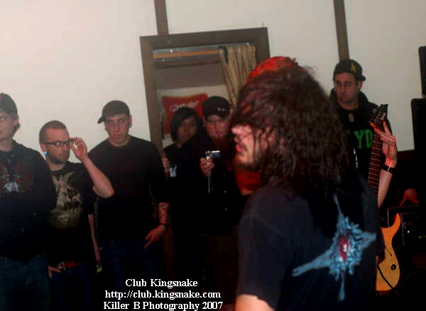 Job For A Cowboy, January 12, 2007.  The Orchard Inn, Menomonee Falls WI