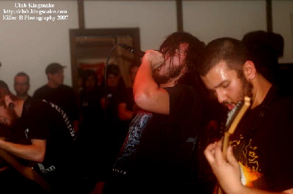 Job For A Cowboy, January 12, 2007.  The Orchard Inn, Menomonee Falls WI