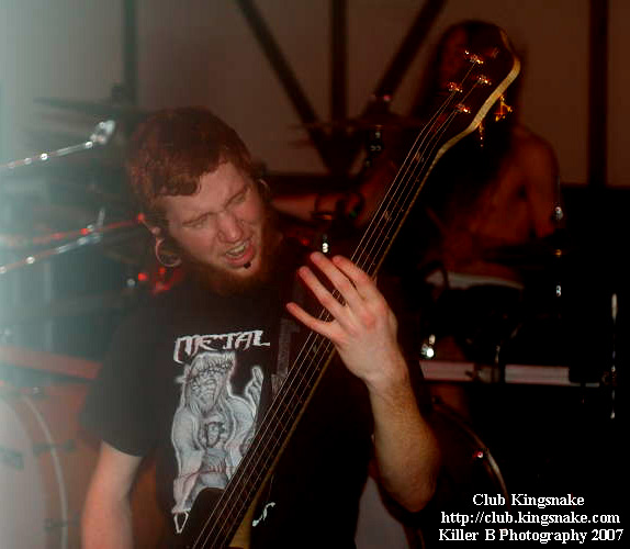 Job For A Cowboy, January 12, 2007.  The Orchard Inn, Menomonee Falls WI