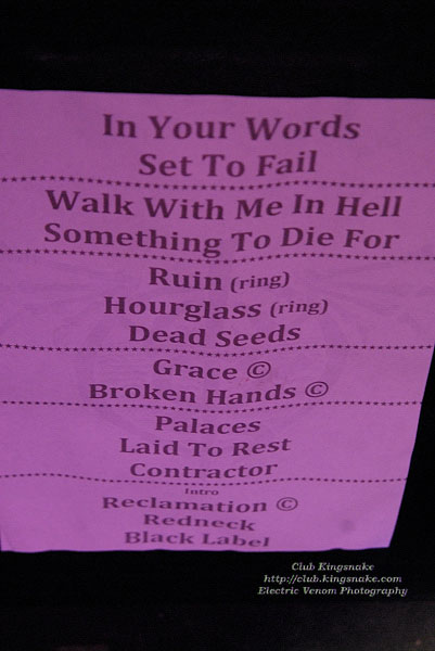 Lamb of God; The Rave, Milwaukee WI; November 6, 2009.