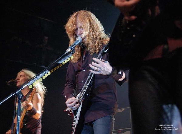 Megadeth; The Rave, Milwaukee WI; September 19, 2007
