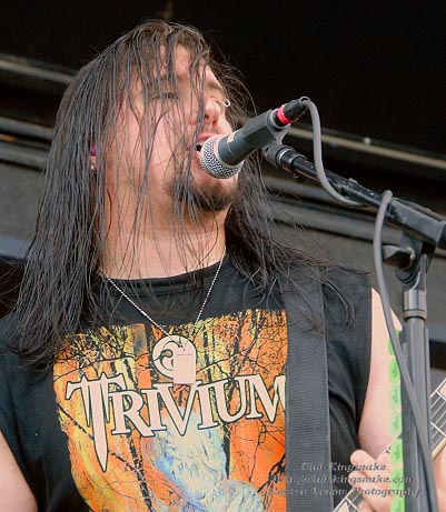 Trivium; First Midwest Bank Amphitheatre; Mayhem Fest 2009.