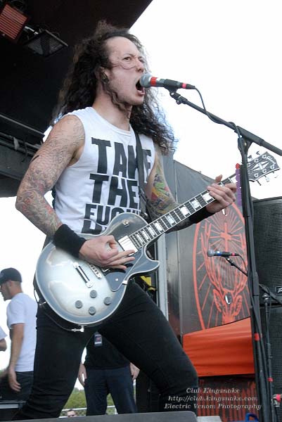 Trivium; First Midwest Bank Amphitheatre; Mayhem Fest 2009.