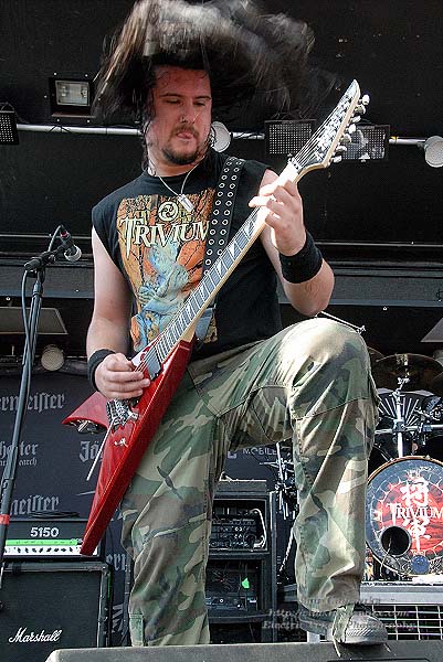 Trivium; First Midwest Bank Amphitheatre; Mayhem Fest 2009.
