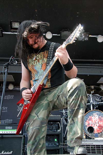 Trivium; First Midwest Bank Amphitheatre; Mayhem Fest 2009.