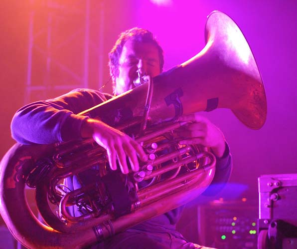 Drums and Tuba, November 18th, 2006.  The Rave, Milwaukee WI.