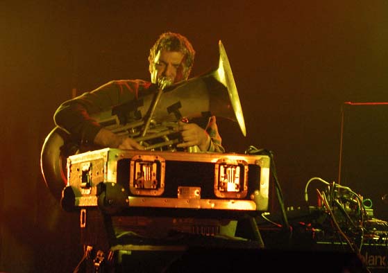 Drums and Tuba, November 18th, 2006.  The Rave, Milwaukee WI.