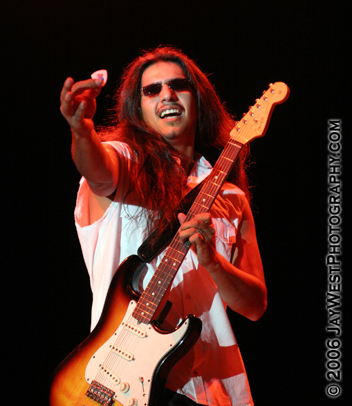 A Pic of Henry Garza of Los Lonely Boys pick