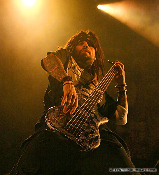 Reginald "Fieldy" Arvizu of Korn