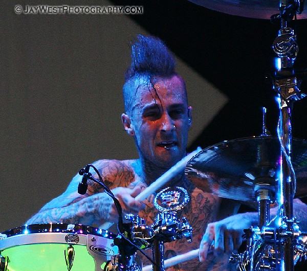 Travis Barker of +44 / Blink 182