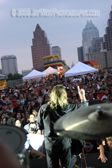 Georg Dolive of Rhino Bucket in Austin Texas