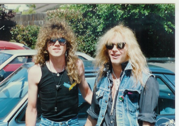 Me & Bret Michaels of Poison  & NO I didn't stay & rock his wor
