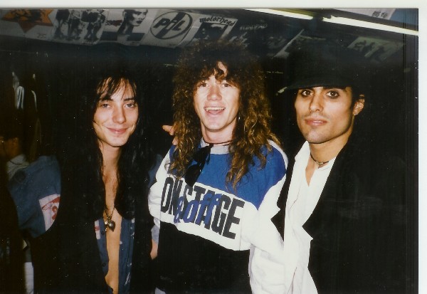 Me & Brent Muscat and Greg Steele of Faster Pussycat