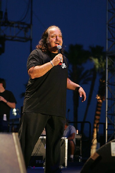 Ron Jeremy introduces Peaches Coachella 2007