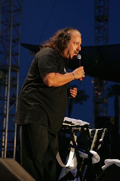Ron Jeremy introduces Peaches Coachella 2007