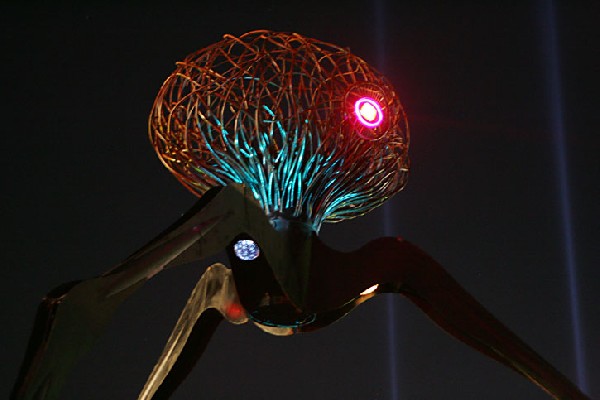 War of the Worlds art installation Coachella 2007