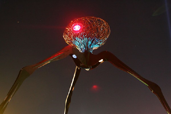 War of the Worlds art installation Coachella 2007