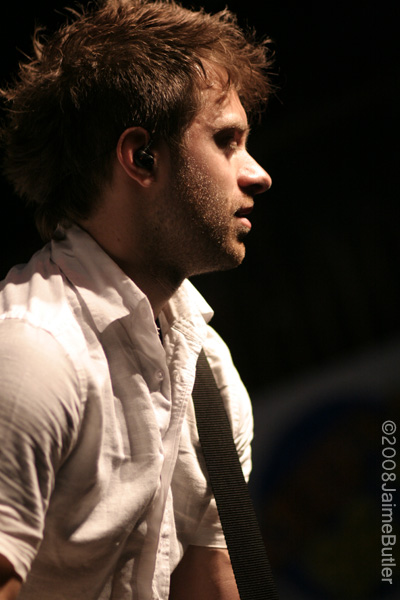 Sebastien Lefebvre of Simple Plan (Austin Music Hall 5/11/08)