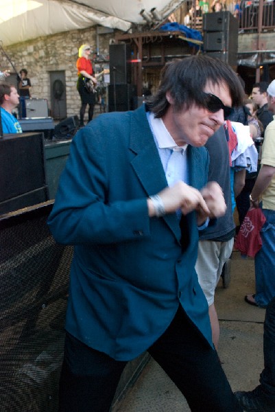 Beatle Bob at The Ravonettes at the Spin Party.  SXSW 2008