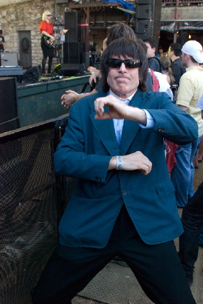 Beatle Bob at The Ravonettes at the Spin Party.  SXSW 2008