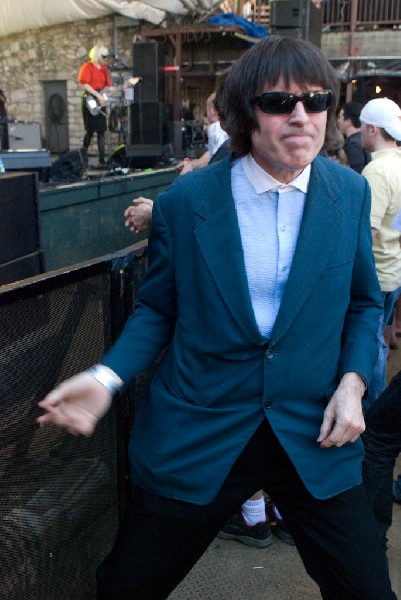 Beatle Bob at The Ravonettes at the Spin Party.  SXSW 2008