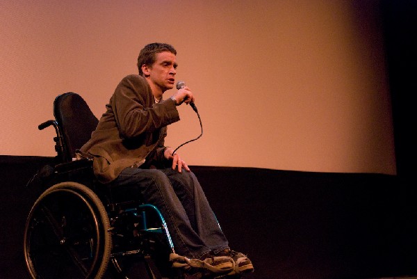 Q and A after the screening of Body of War