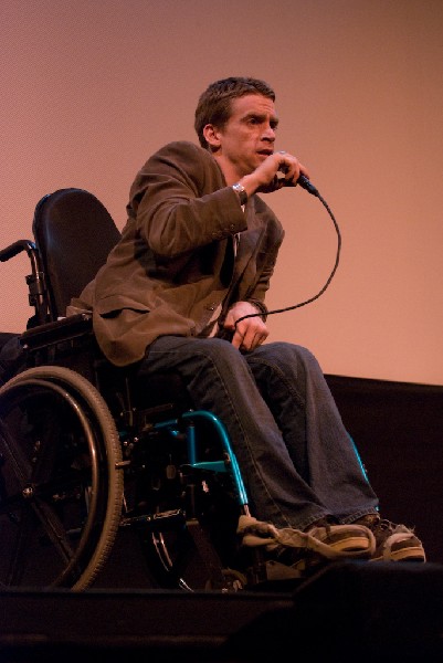 Q and A after the screening of Body of War